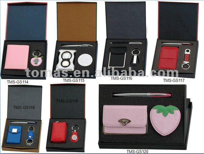 New arrival various patterns promotional business gift sets