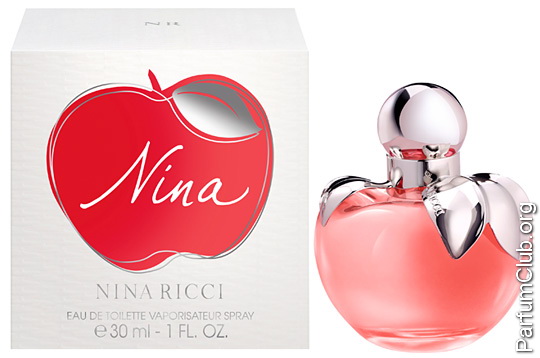 Флакон и упаковка духов Nina Ricci Nina