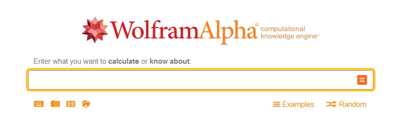 Справочная поисковаясистема WolframAlpha
